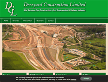 Tablet Screenshot of derryardconstruction.com
